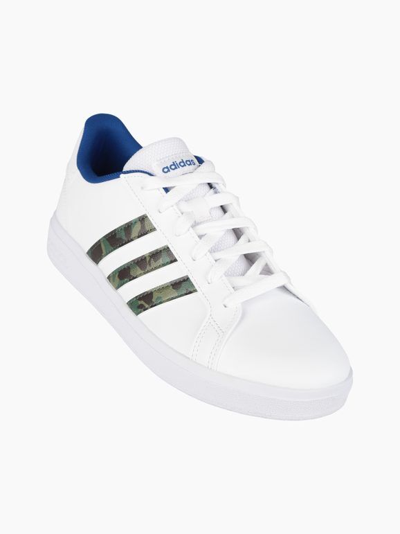 adidas grand court 2.0 k sneakers da ragazzo sneakers basse bambino bianco taglia 40