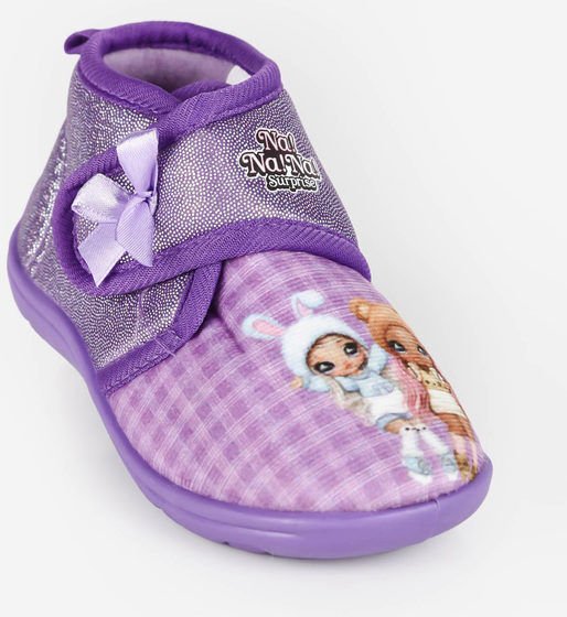 na!na!na! surprise pantofole alte da bambina con strappo pantofole bambina viola taglia 26