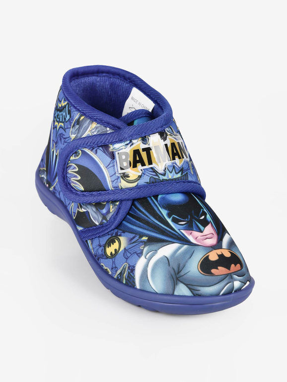 batman pantofole alte da bambino pantofole bambino blu taglia 25