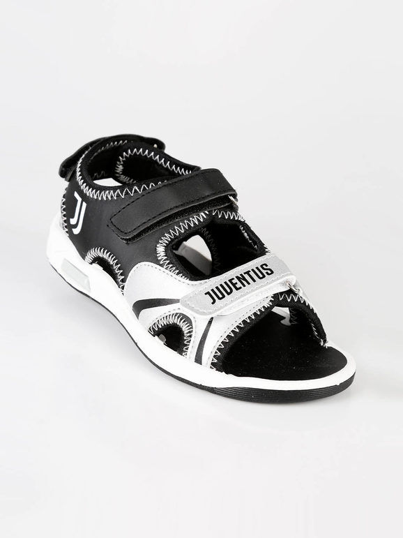 juventus sandali bambino con luce e strappi sandali bassi bambino nero taglia 26