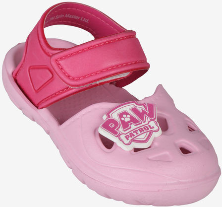 paw patrol sandali da bambina in gomma con cinturino a strappo ciabatte bambina rosa taglia 21