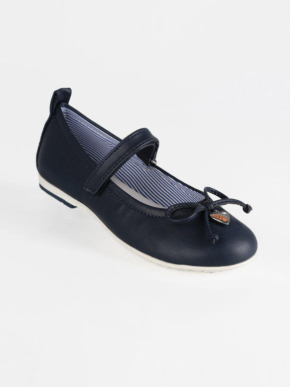 Asso Ballerine blu con fiocco Ballerine bambina Blu taglia 32