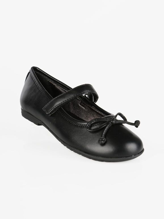 Asso Ballerine da bambina con cinturino Ballerine bambina Nero taglia 26