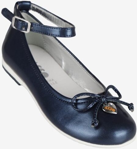 Asso Ballerine da bambina con fiocco Ballerine bambina Blu taglia 29