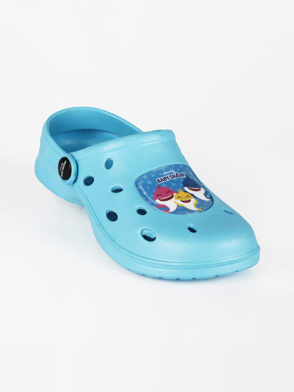 Shark Ciabatte bimbi modello crocs Ciabatte bambino Blu taglia 27/28