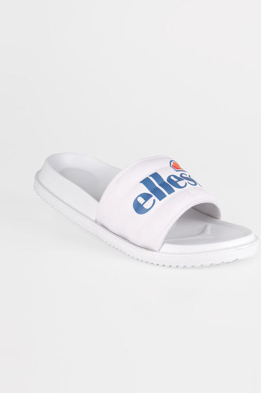 Ellesse Ciabatte in gomma con stampa bianco Ciabatte unisex bambino Bianco taglia 30