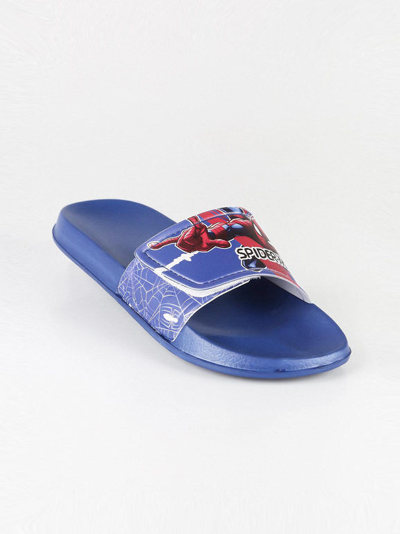 Marvel Ciabatte in gomma con strappo Ciabatte bambino Blu taglia 31/32