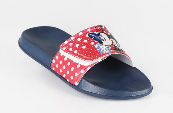 Disney Ciabatte in gomma Minnie con strappo Ciabatte bambina Blu taglia 25/26