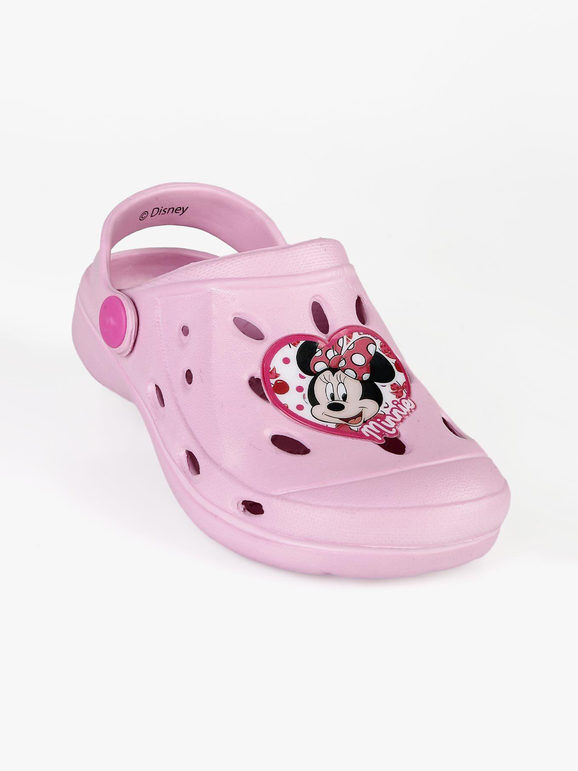 Disney Ciabatte Minnie bambina modello crocs Ciabatte bambina Rosa taglia 28/29