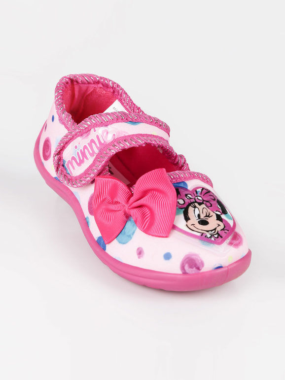 Disney Minnie pantofole a ballerina da bambina Pantofole bambina Rosa taglia 30