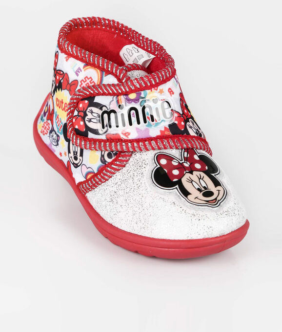 Disney Minnie pantofole alte da bambina Pantofole bambina Rosso taglia 29