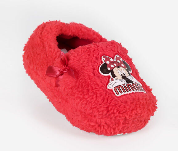 Disney Minnie pantofole basse da bambina Pantofole bambina Rosso taglia 28/29