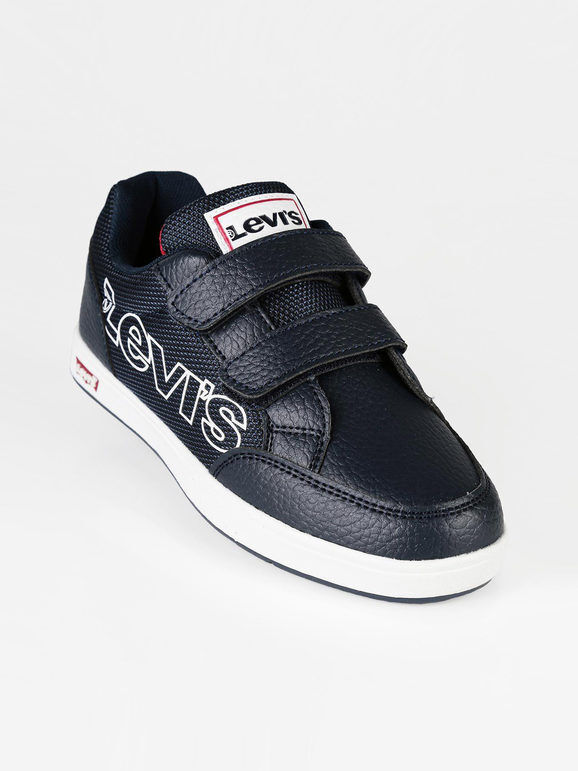 Levis New Danver VGRA0130S Sneakers da bambino con strappi Sneakers Basse bambino Blu taglia 32