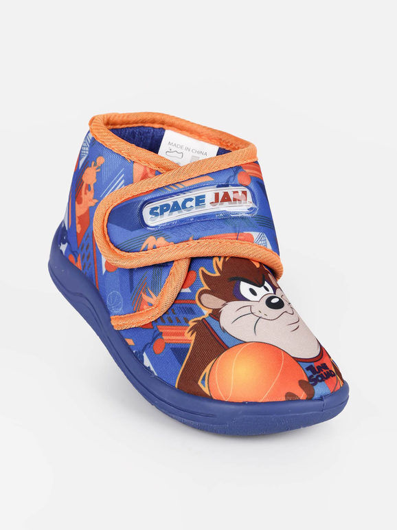 Space Jam Pantofole alte da bambino Pantofole bambino Blu taglia 26