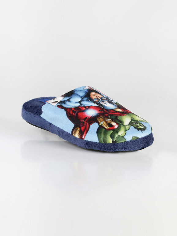 Marvel Pantofole Avengers Pantofole bambino Blu taglia 31/32