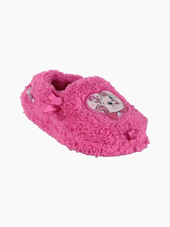 Disney Pantofole chiuse pelose da bambina Pantofole bambina Fucsia taglia 22/23