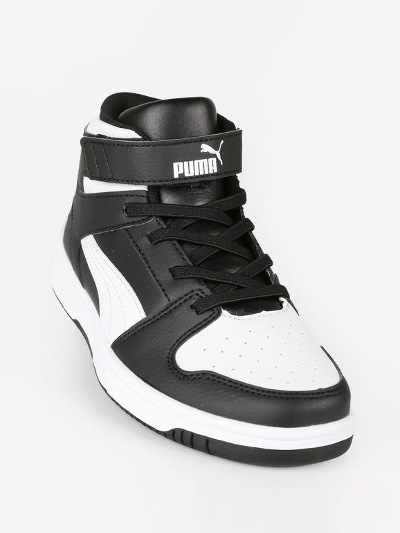 Puma Rebound Layup SL Sneakers bicolor alte da bambino Sneakers Alte bambino Nero taglia 28
