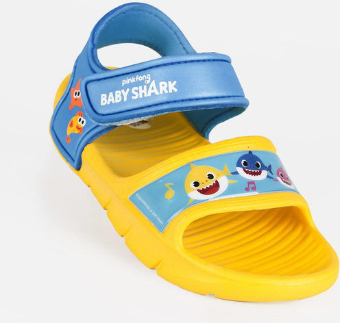 Shark Sandali mare da bambino con strappo Ciabatte bambino Giallo taglia 30/31