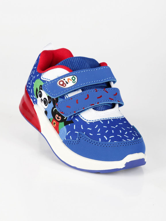 Bing Scarpe da bimbo con strappi e luci Sneakers Basse bambino Blu taglia 30