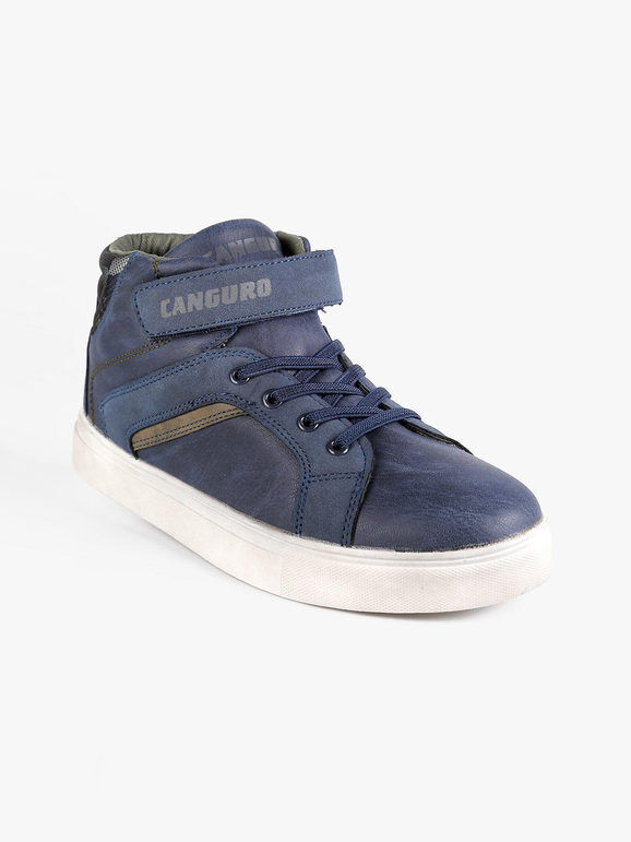 Canguro Sneakers alte con cinturino blu Sneakers Basse bambino Blu taglia 39