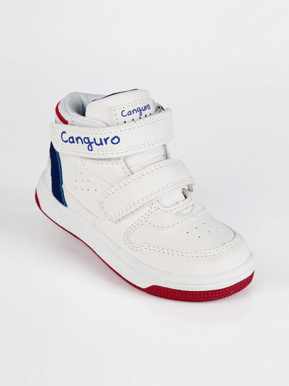 Canguro Sneakers alte con strappi Sneakers Alte bambino Bianco taglia 20