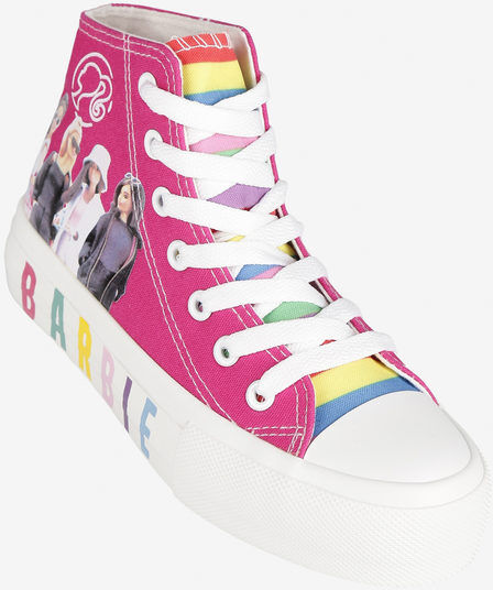 Barbie Sneakers alte da bambina in tela Sneakers Alte bambina Fucsia taglia 33