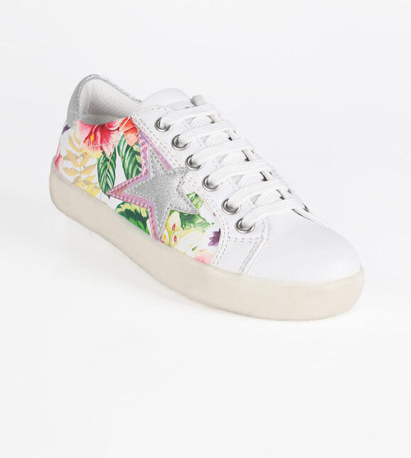 Asso Sneakers basse a fiori Sneakers Basse bambina Bianco taglia 24