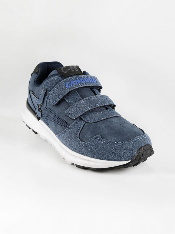 Canguro Sneakers bimbo con strappi Sneakers Basse bambino Blu taglia 32