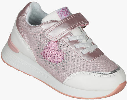 Giardino D'Oro Sneakers da bambina con zeppa e strass Sneakers Basse bambina Rosa taglia 27