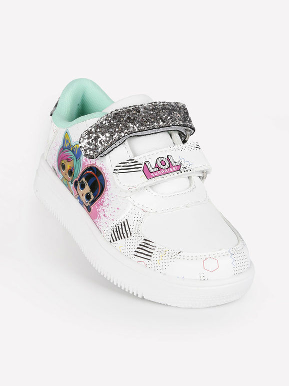 Lol Surprise! Sneakers glitter bambina con strappi Sneakers Basse bambina Bianco taglia 30