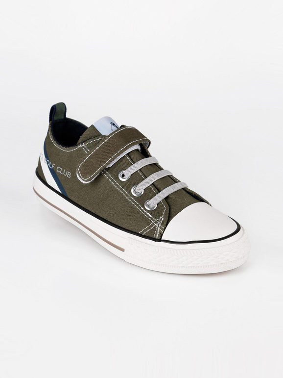 U.S. Golf Club Junior Sneakers in tela con strappo Sneakers Basse bambino Verde taglia 22