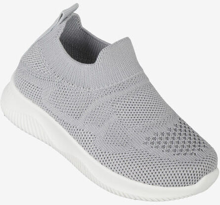 Sport Sneakers slip on da bambina in maglia Slip On bambina Grigio taglia 25