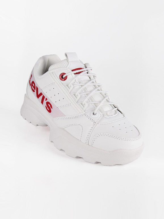 Levis SOHO/VSOH0010S Scarpe sportive stringate bambini Sneakers Basse bambina Bianco taglia 30