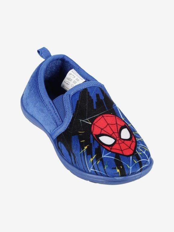 Marvel Spider Man pantofole alte chiuse da bambino Pantofole bambino Blu taglia 28