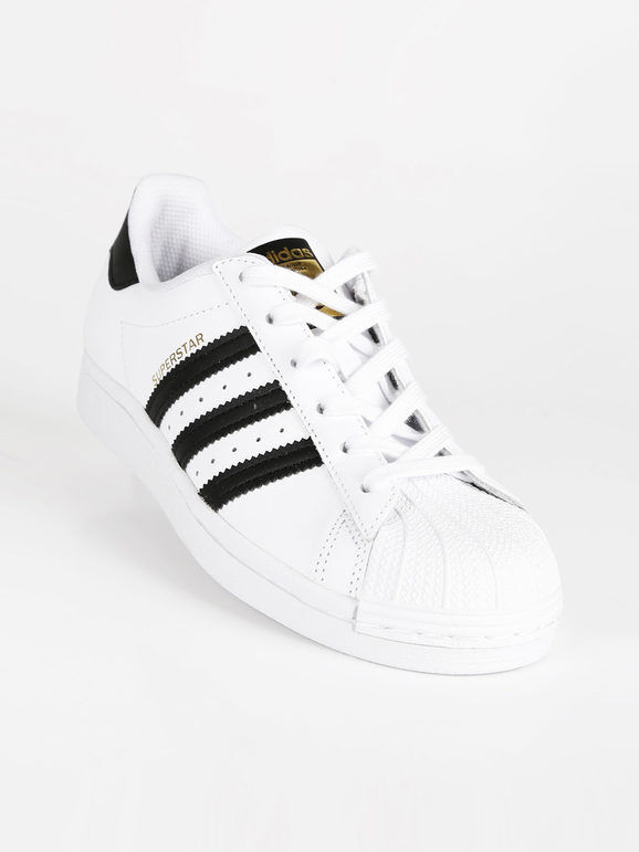 Adidas Superstar J Sneakers stringata da ragazza Sneakers Basse donna Bianco taglia 36