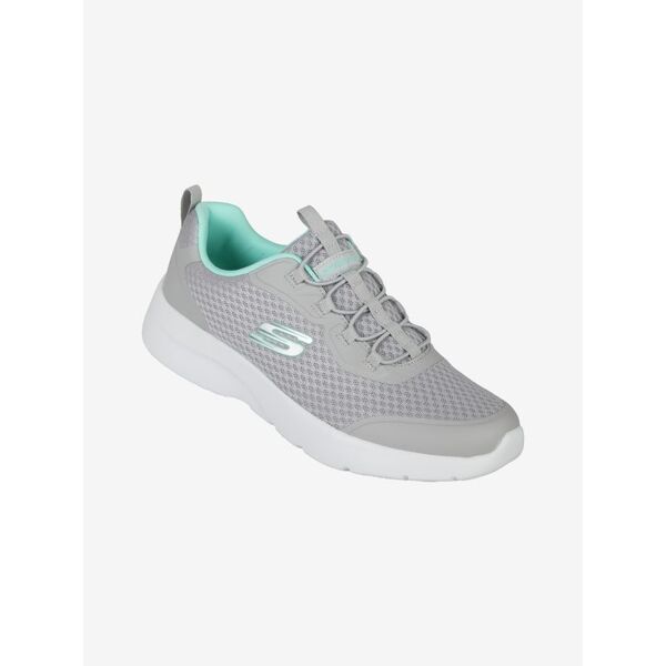 skechers dynamight 2.0 social orbit scarpe sportive donna con lacci elastici scarpe sportive donna grigio taglia 41