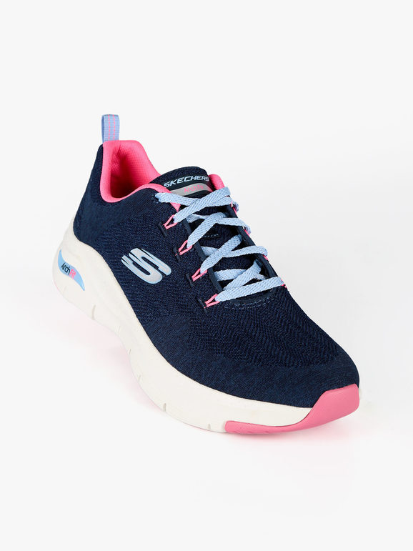 skechers arch fit comfy wave 149414 sneakers sportive donna scarpe sportive donna blu taglia 39