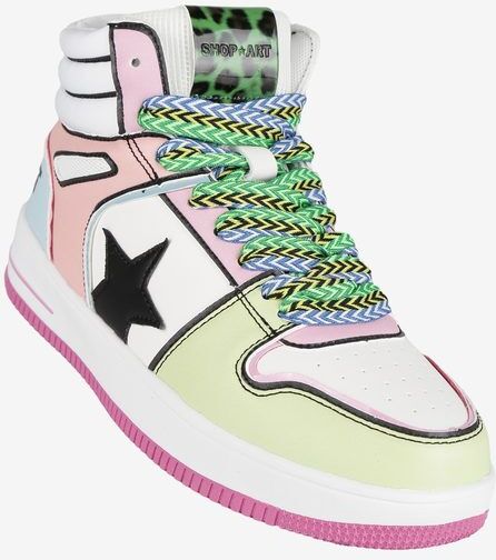 Shop Art BASKET KARLIE Sneakers alte donna multicolor Sneakers Alte donna Multicolore taglia 41