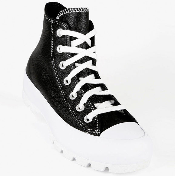 Converse CTAS LUGGED in pelle sneakers alte donna Sneakers Alte donna Nero taglia 38