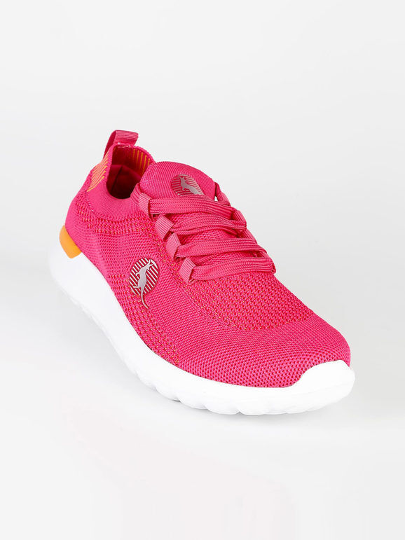 Canguro Sneakers sportive donna in tessuto Scarpe sportive donna Fucsia taglia 40