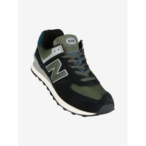 New Balance 574 Sneakers in pelle scamosciata da uomo Scarpe sportive uomo Nero taglia 41.5