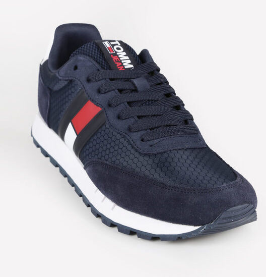 tommy hilfiger retro mix sneakers runner da uomo scarpe sportive uomo blu taglia 43