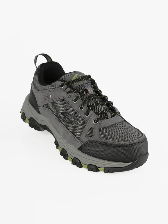 Skechers CORMACK Scarpe in pelle waterproof uomo Scarpe da trekking uomo Grigio taglia 42