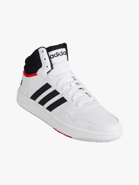 Adidas HOOPS 3.0 MID Sneakers alte da uomo Sneakers Alte uomo Bianco taglia 42.5