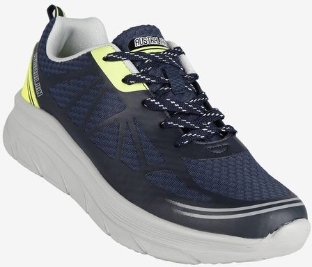 Australian Sneakers sportive bicolor da uomo Scarpe sportive uomo Blu taglia 44