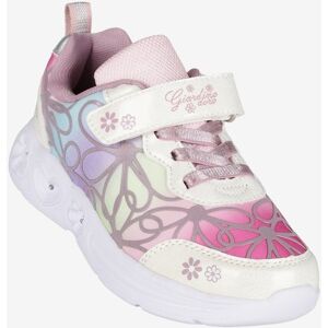 Giardino D'Oro Sneakers da ragazza a fiori con luci Scarpe sportive bambina Bianco taglia 31