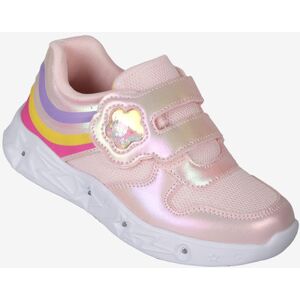 Bacio & Bacio Sneakers da ragazza con luci e strappo Scarpe sportive bambina Rosa taglia 34