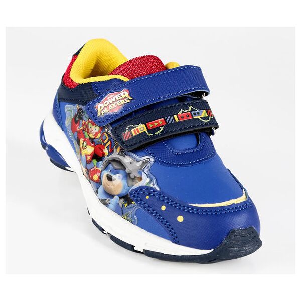 power players scarpe bimbo con luci e strappi scarpe sportive bambino blu taglia 30