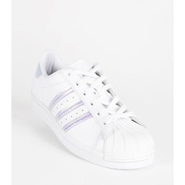 adidas superstar j sneakers stringate da ragazza sneakers basse donna bianco taglia 35.5