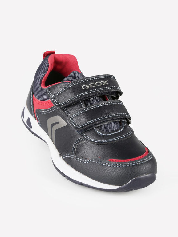 geox b pavlis sneakers bambino con strappi scarpe sportive bambino blu taglia 25